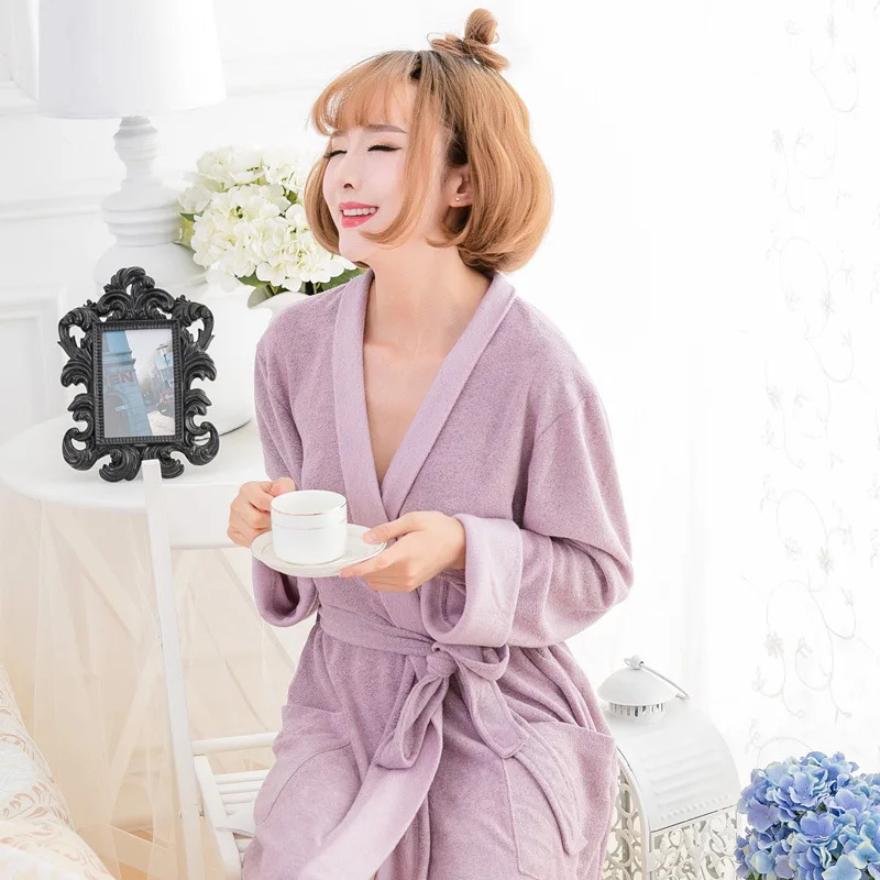 Весенне-летняя флисовая Лавандовая Пижама однотонная одежда для отдыха