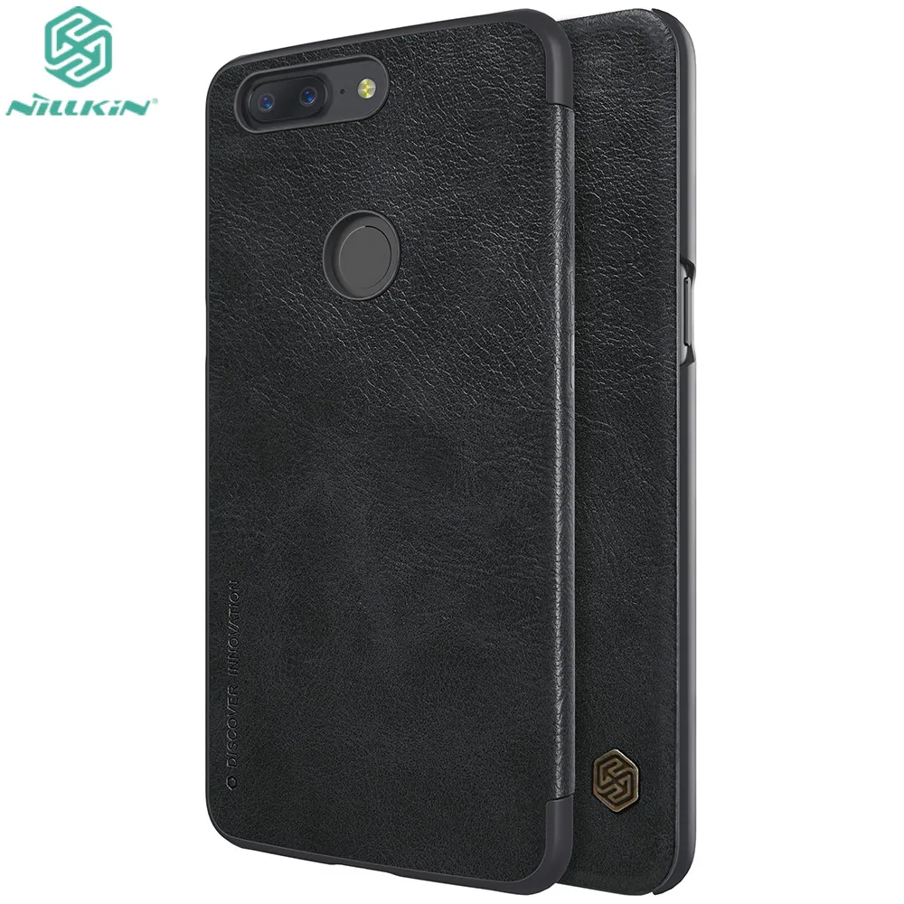 Чехол бумажник NILLKIN QIN для Oneplus 5t чехол книжка из натуральной кожи One plus A5010