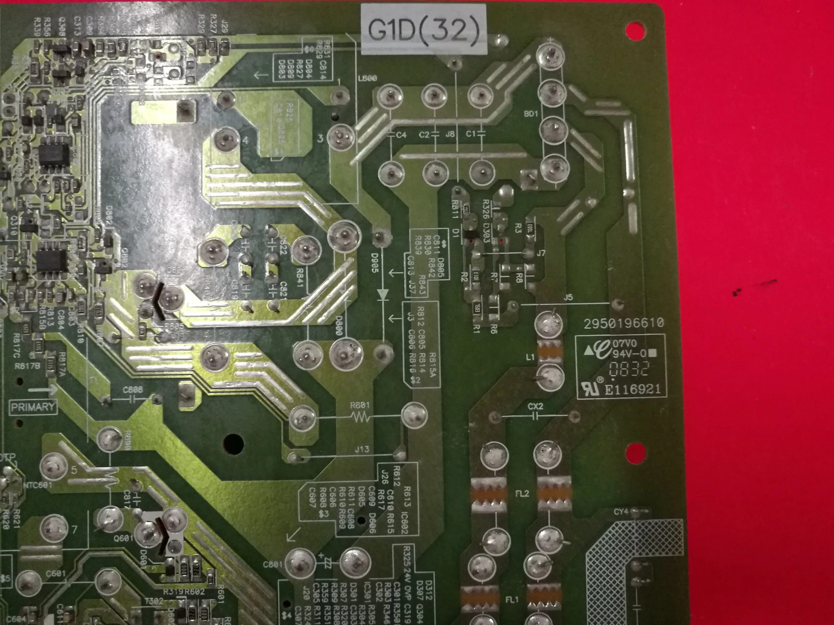 Материнская плата питания схема материнская постоянного тока KDL-32XBR6 2950196610 |