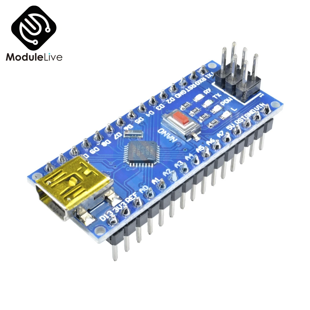 Плата микроконтроллера MINI USB NANO V3.0 CH340 CH340G 5 в 16 м Atmega328 ATmega328P для Arduino Nano 3 0 MEGA328 Pro