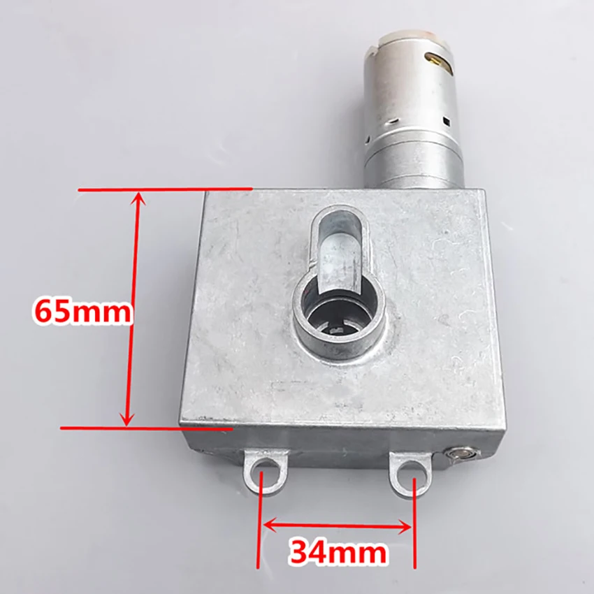 DC12V червь Шестерни планетарный редуктор двигателя 0.5A 7-образный вперед и назад двигатель постоянного тока высокой Скорость Turbo Шестерни ed мотор с шарикоподшипником