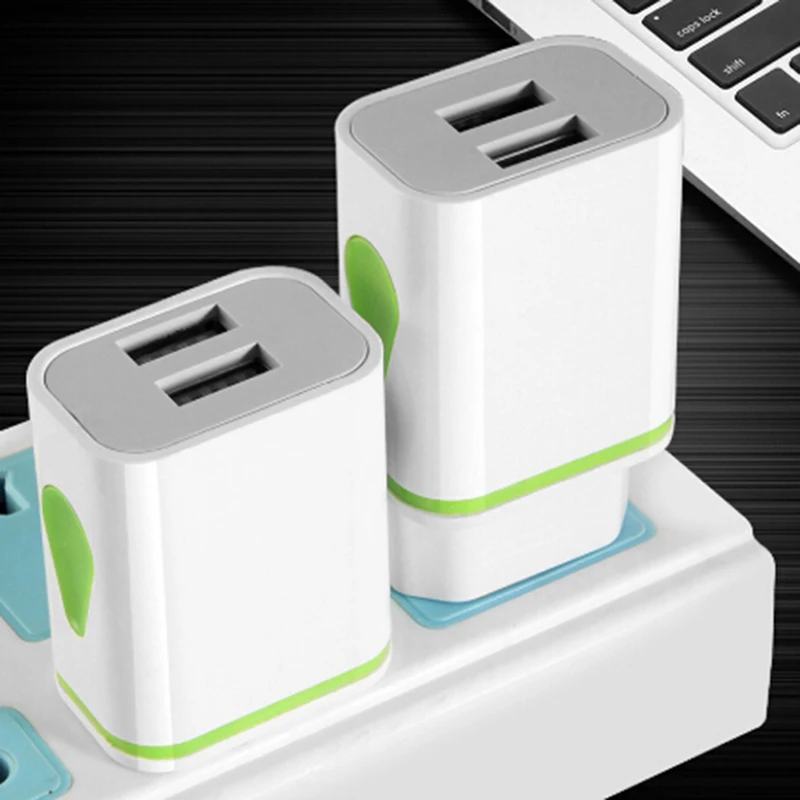 Универсальное зарядное устройство USB настенное 5V2.1A портативный дорожный адаптер