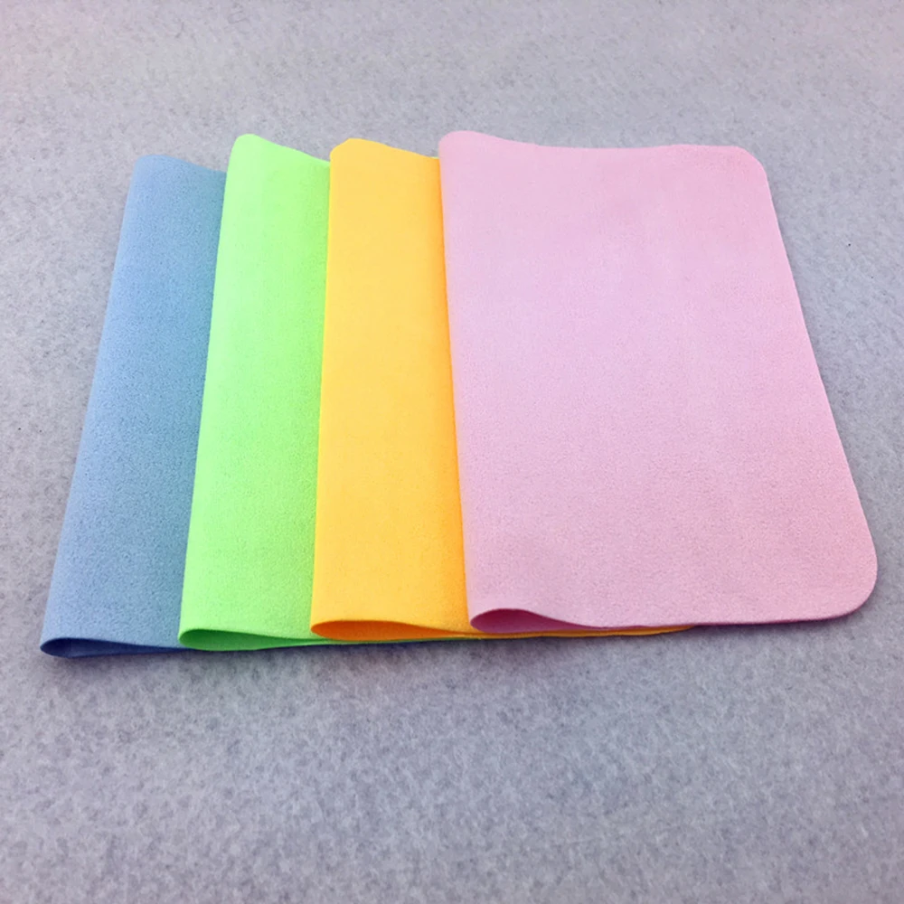 10PCS Random Color Glasses Cloth Copy Deerskin Microfiber Mirror Ultrafine Phone Screen Lens Wipe Eyewear Accessory | Аксессуары для
