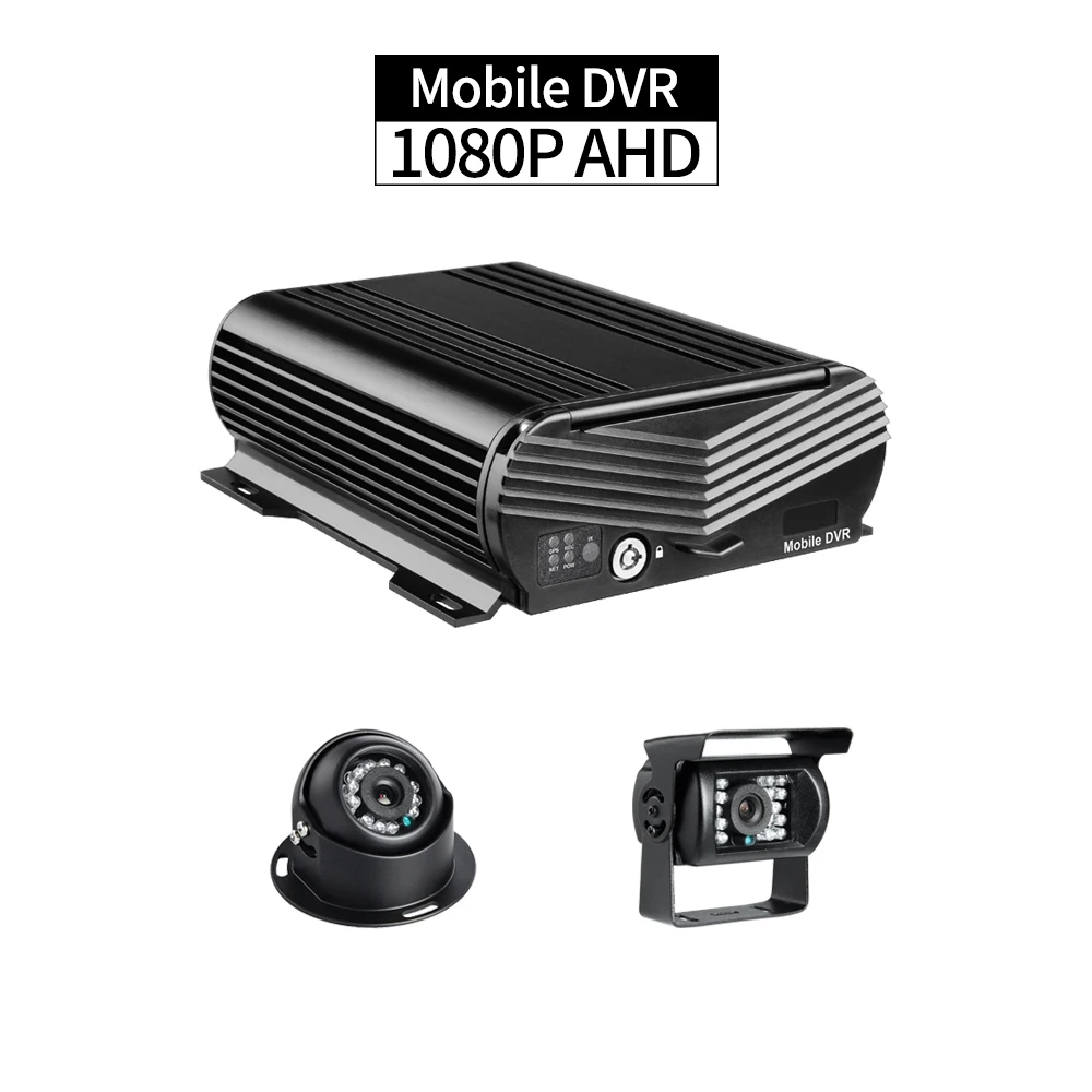 Мобильный видеорегистратор для грузовика 4 канала 1080P автобуса MDVR рекордер