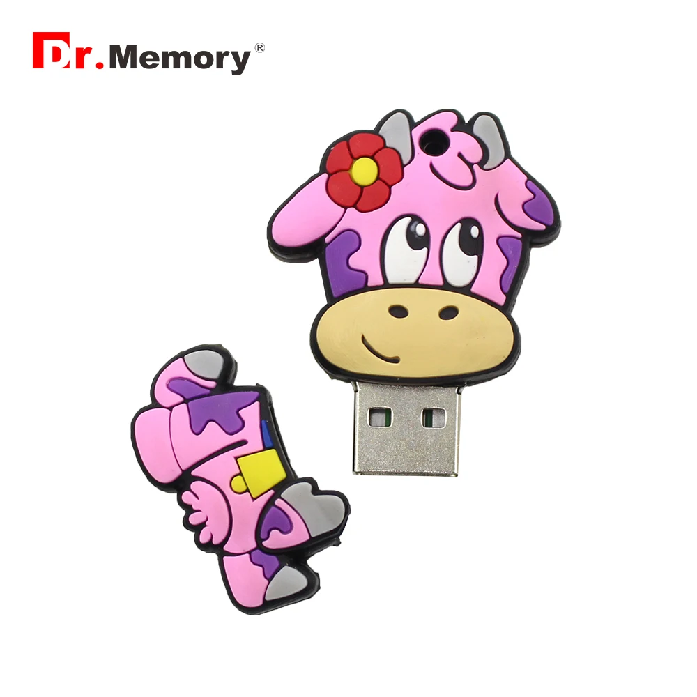 С изображением персонажей из мультфильма Большой Бык Корова Usb 2 0 флэш накопитель