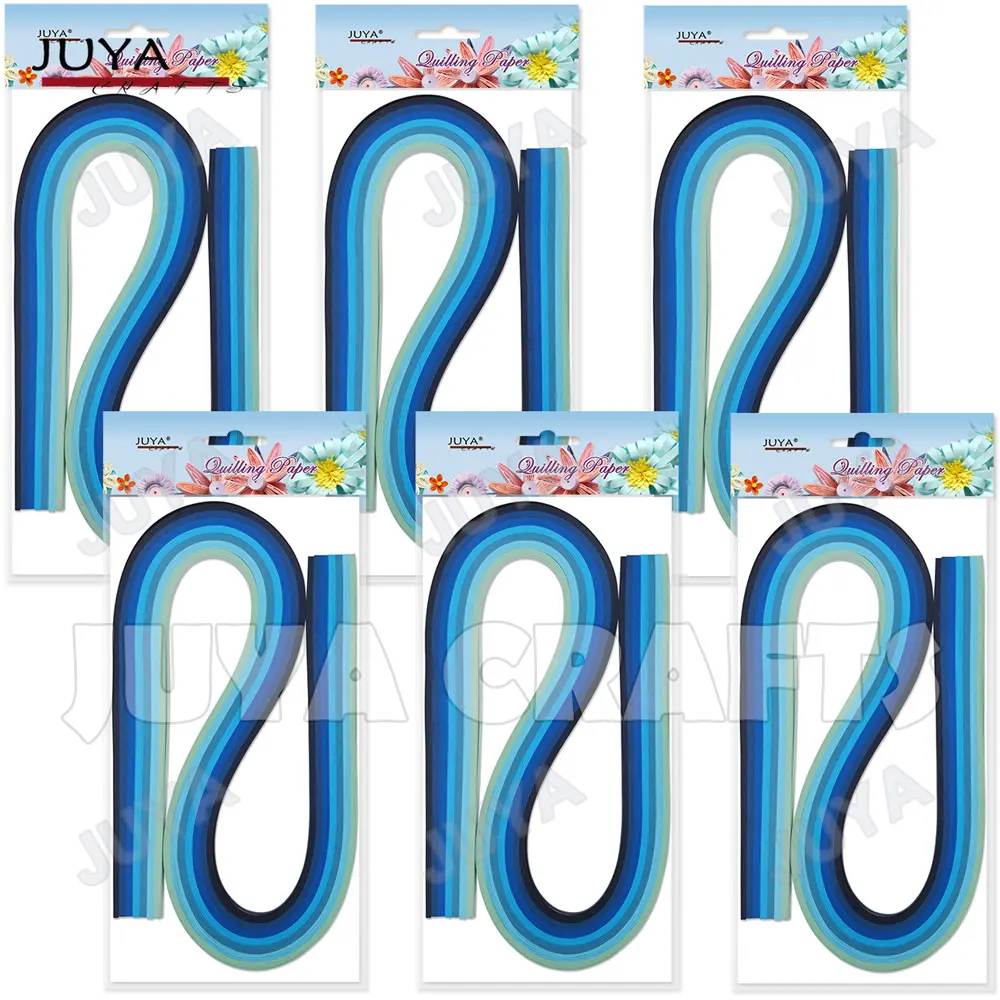 Juya Бумага Рюш 42 оттенков Цвета, 540 мм Длина, 3/5/7/10 мм ширина, 840 полос total DIY Бумага полосы поделки из бумаги ручной работы