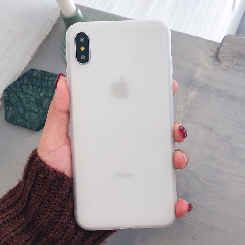 Matte Clear TPU Ультратонкий однотонный чехол s для Xiaomi mi A3 A2 A1 Lite 5X6X8 Lite 9 SE C99E 9T mi x 2S Max 3 Мягкий ТПУ чехол для телефона - Цвет: Matte Clear TPU