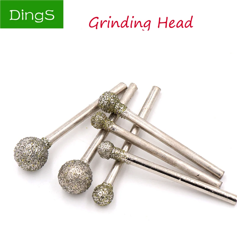 5 шт. абразивные инструменты алмазная шлифовальная головка покрытием