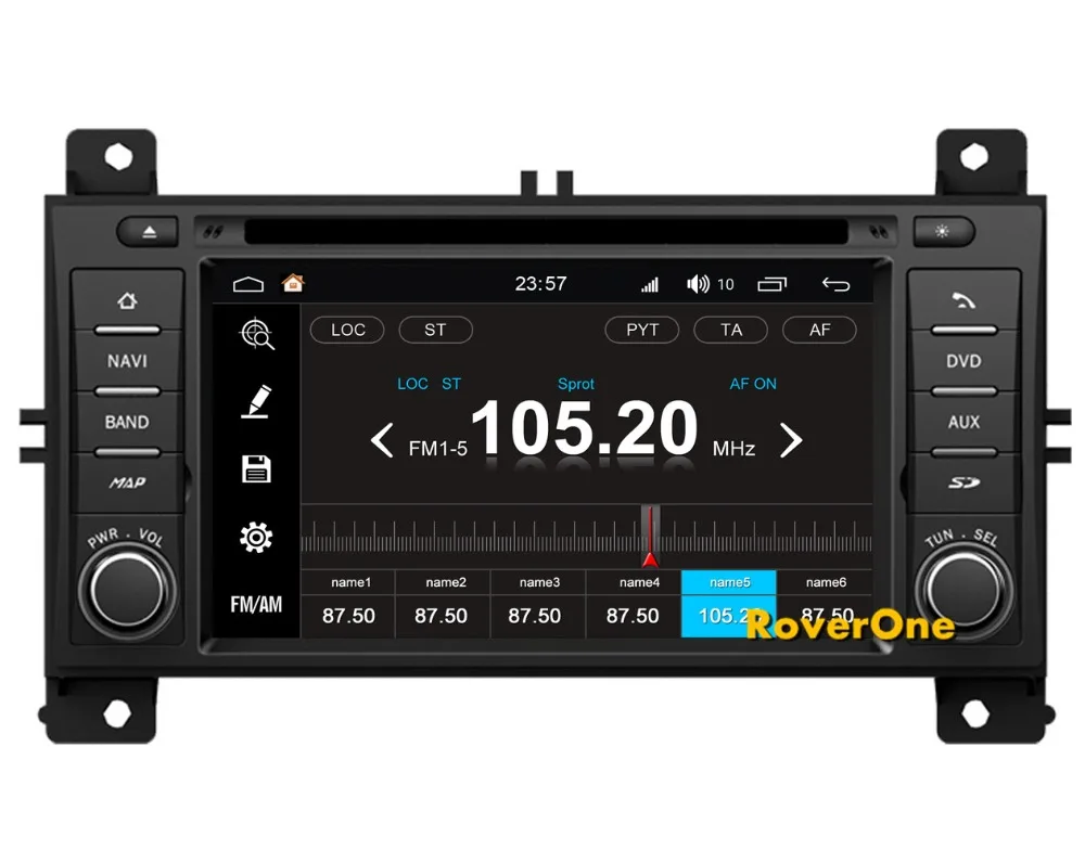 RoverOne Автомобильный мультимедийный плеер для Jeep Grand Cherokee Android 8,0 Авто Bluetooth gps СБ Navi DVD Радио Стерео S200