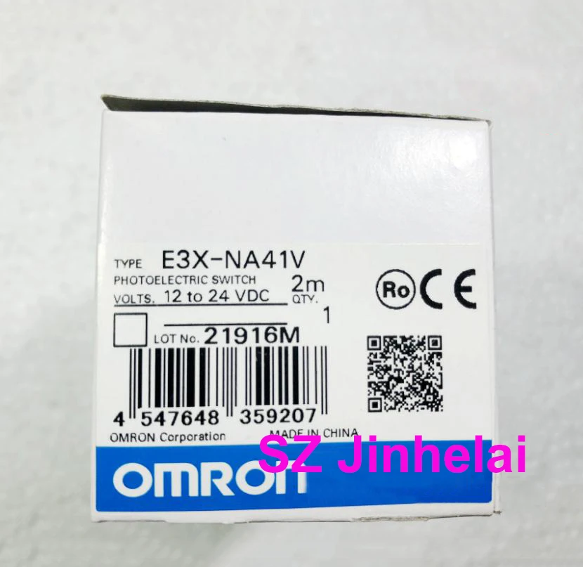 

100% Authentic original E3X-NA41V OMRON Photoelectric switch 12-24VDC 2M