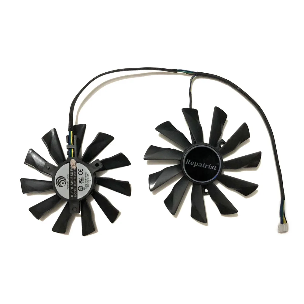 Охлаждающий вентилятор для видеокарты MSI R9 290X 280X 270X 260X 95 мм 4 контакта 12 В а|Кулеры