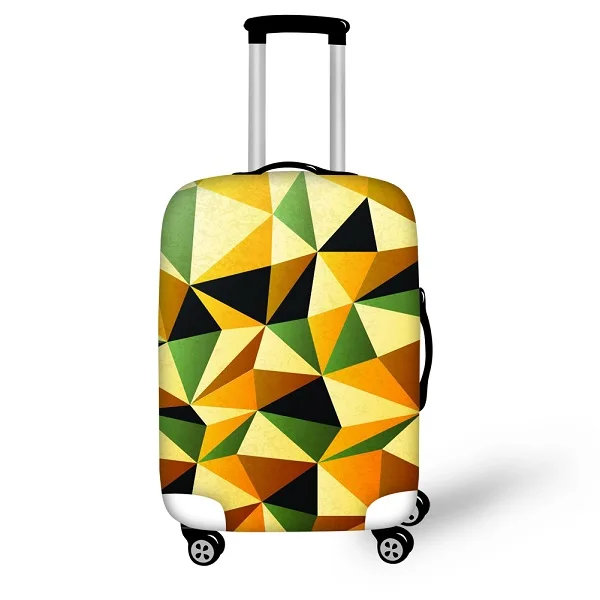FORUDESIGNS дорожный защитный чехол для багажа 18-30 дюймов, Толстый эластичный чехол с застежкой-молнией, защитный чемодан - Цвет: H6964