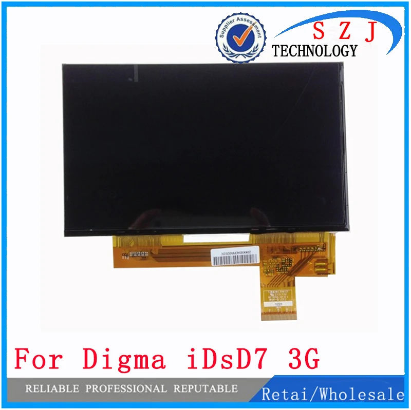Новый 7 дюймовый Планшет Digma iDsD7 3G ЖК дисплей Матрица 40pin 1024x600 164x100 мм экран панель