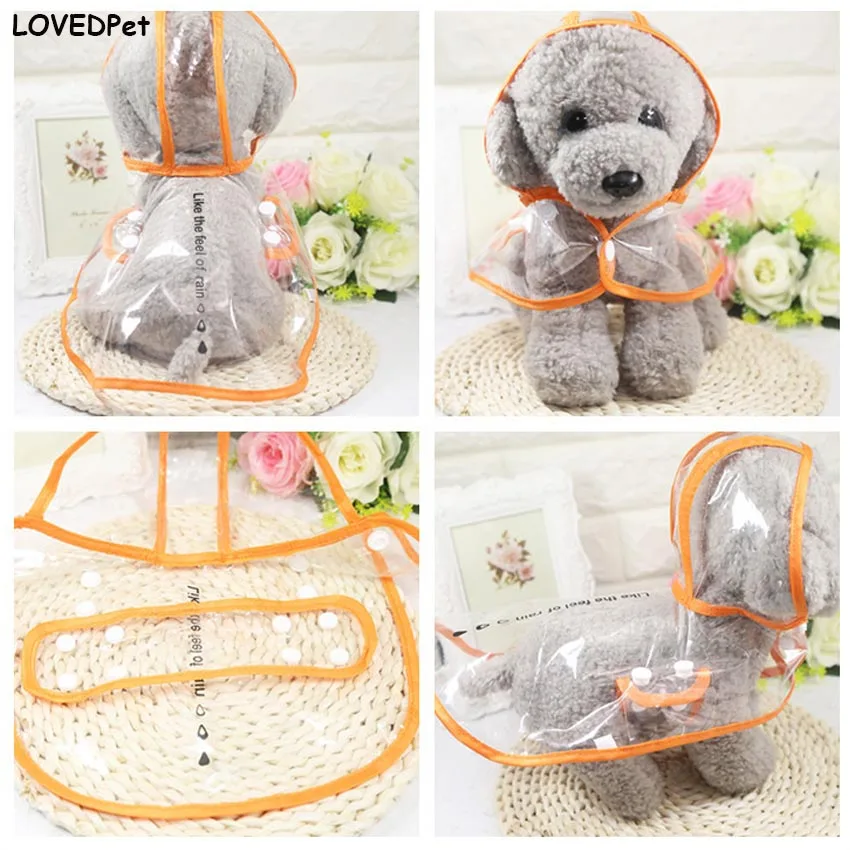 Новинка плащ-Зонтик для собак водонепроницаемая одежда толстовка с капюшоном