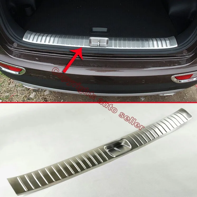 

Stainless Steel Interior Inner Rear Bumper Sill Protector For KIA Sportage 2016 2017 2018