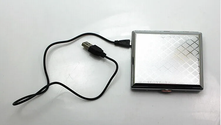 

16 cigarettes USB Cigarette case Lighter
