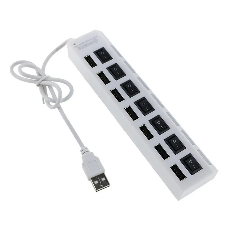 Высокоскоростной мини концентратор BinFul USB 2 0 7 портов переключатель для