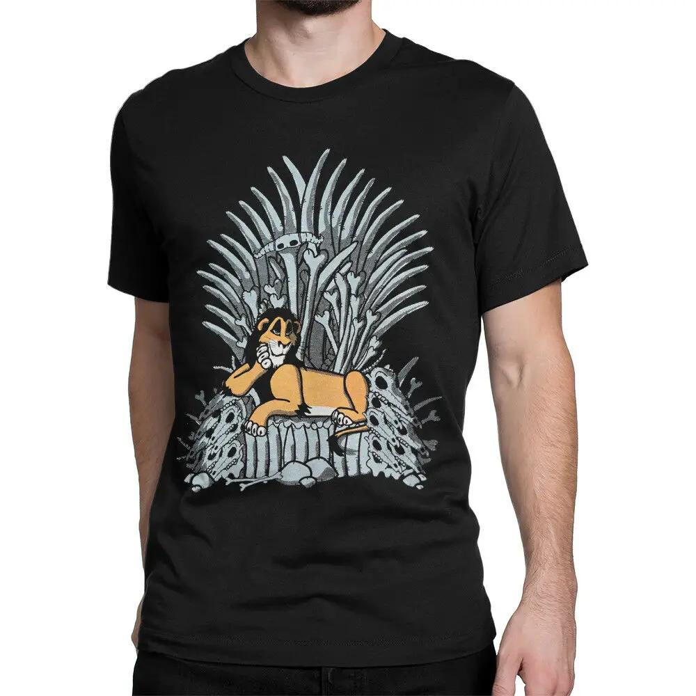 Футболка с изображением короля льва шрам на троне костей женская модная футболка