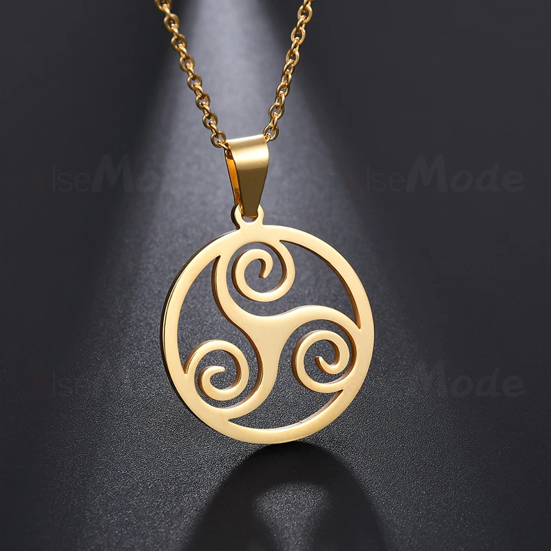 ELSEMODE ожерелье с подвеской в стиле фильма подростковый волк из нержавеющей стали |