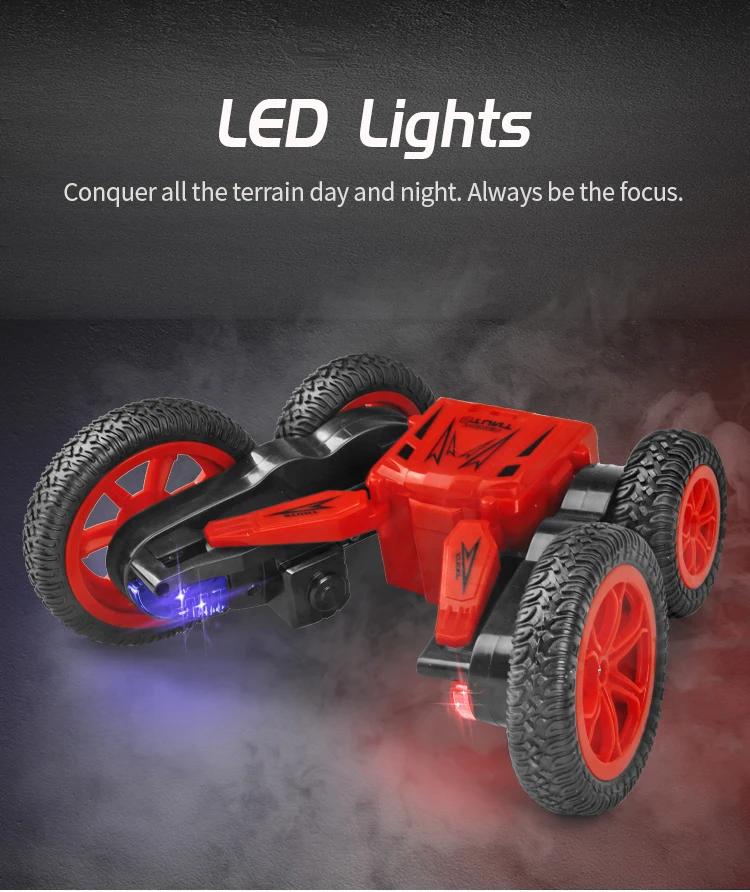 Rc автомобиль 360 градусов флип трюк Дрифт деформация багги автомобиль Рок Гусеничный рулон дистанционного управления автомобиля Боевая игрушка для детей подарок
