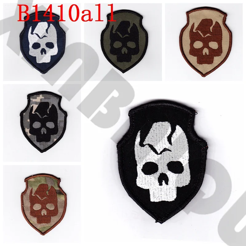 

Embroidery patch stalker skull Morale tactics Military