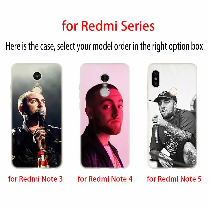 Силиконовый прозрачный мягкий чехол Macs Miller из ТПУ для Xiaomi Redmi Note 10 9 8 7 6 5 Pro Max 10S 9T 8T