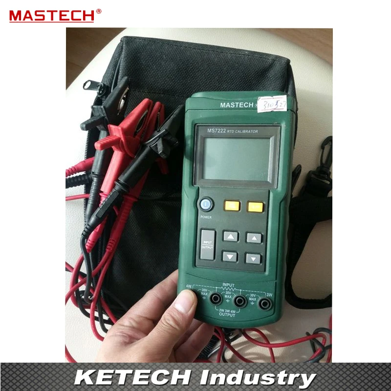 MASTECH MS7222 сопротивление Температура детектор калибратор RTD имитировать измерения