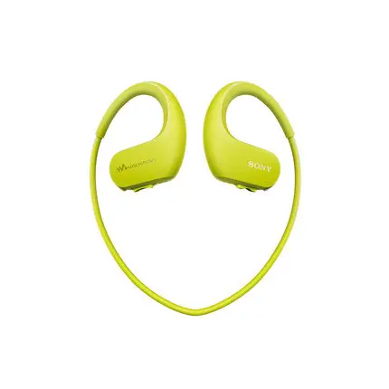 Lemon green SONY Walkman, 8 ГБ, наушники, интегрированные, водонепроницаемые, для плавания, бега, mp3, музыкальный плеер, NW-WS414, гарнитура, интегрированные аксессуары - Цвет: Lemon green