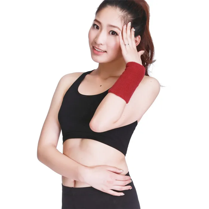 Спортивные браслеты 10 шт./лот 5 размеров 100% хлопок поддержка запястья защита