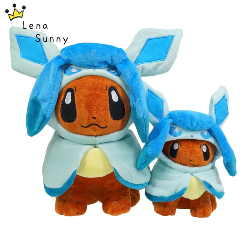 Бесплатная доставка 8 видов стилей &quotИви пончо костюм Umbreon Espeon из анимационного