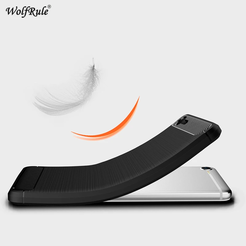 WolfRule For Meizu E2 Case Cover Shockproof Soft TPU Brushed Back M2E 5.5'' |