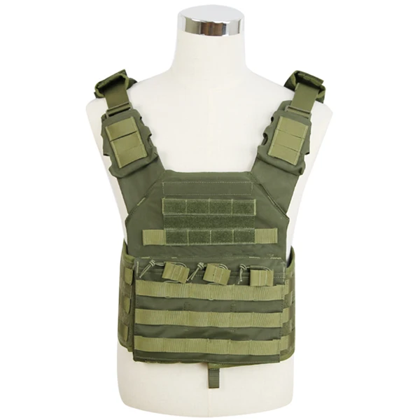 OD Открытый JPC Улучшенный тактический Molle жилет защитная пластина Перевозчик Мультикам боевой жилет для стрельбы Игры Жилет - Цвет: OD