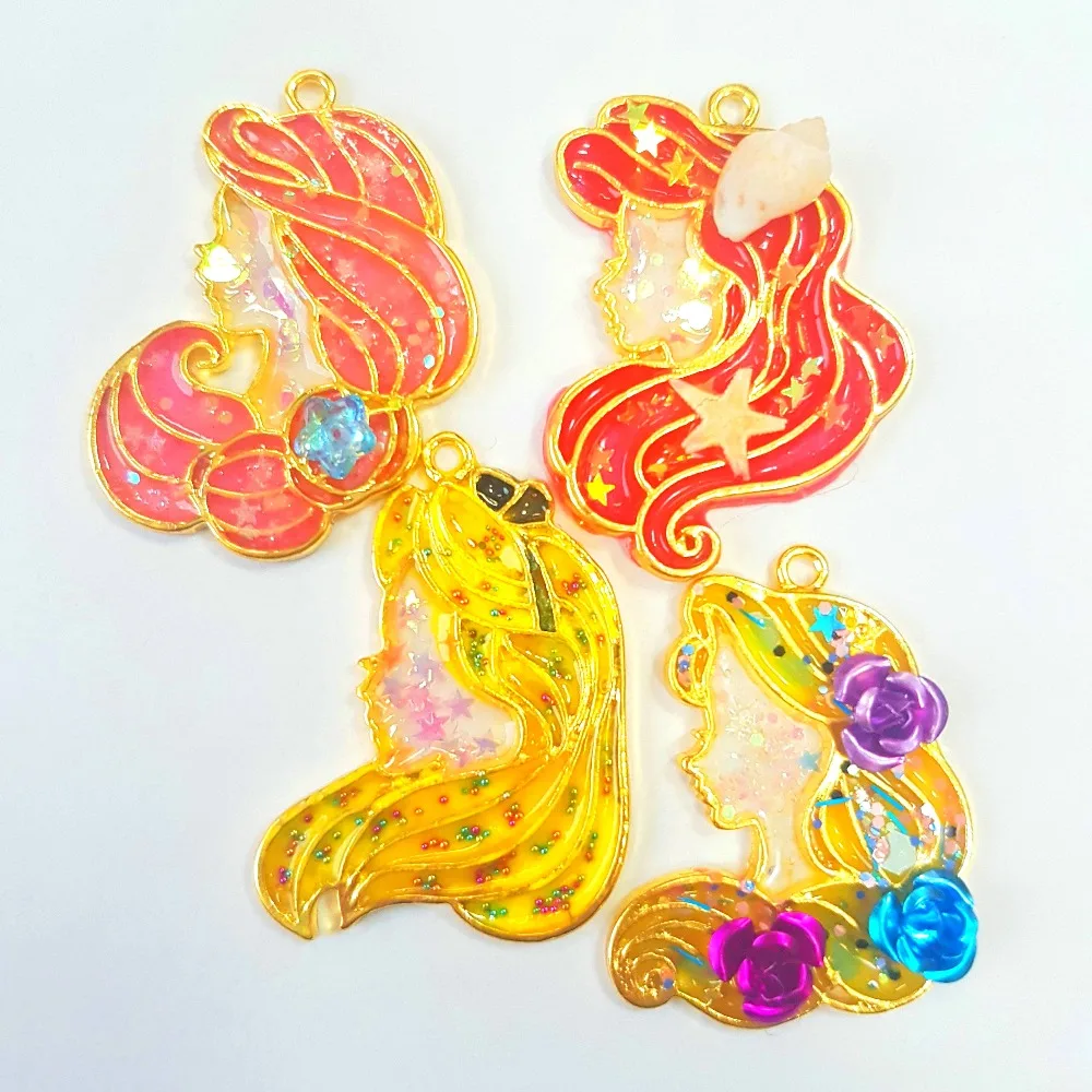 5 шт. Сакура круглая веерообразная открытая закрепка Сделай Сам УФ-полимер