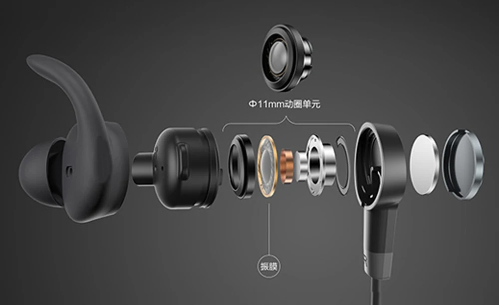 huawei Honor xSport Bluetooth гарнитура AM61 IPX5 Водонепроницаемый BT4.1 Музыкальный Микрофон управление беспроводные наушники для Android IOS