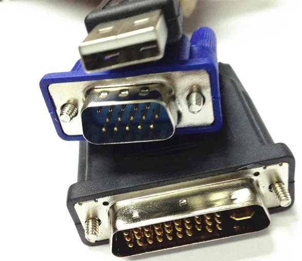 Высококачественный usb кабель для проектора 35 pin dvi vga с магнитом 1 8 метра|dvi to vga|dvi