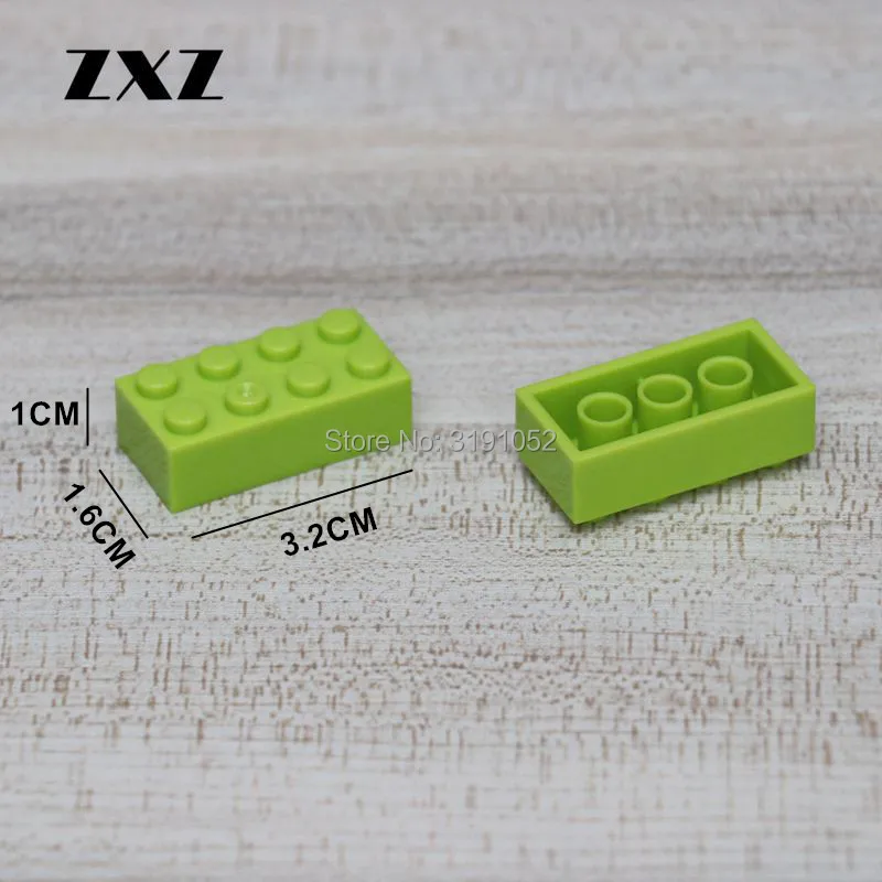 Пластиковый Кирпич 2X4 3001 модель сделай сам Детские обучающие игрушки для