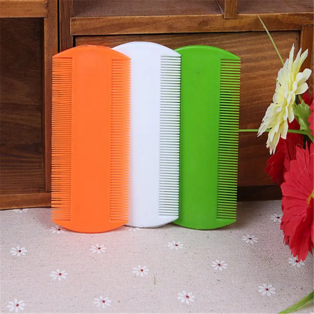 

Double Sided Nit Fine Tooth Head Lice Hair Combs for Kids Pet Flea Plastic