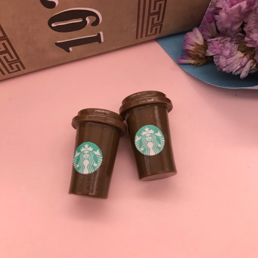 Кабошон kawaii star coffee cup полимерный кабошон с плоским основанием на телефон