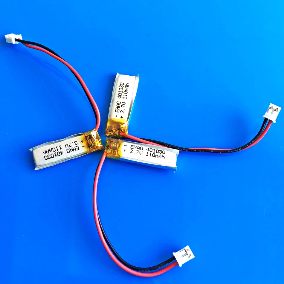 3 7 V 110mAh 401030 JST 2 0mm литий полимерная ионная аккумуляторная батарея для MP3 MP4 GPS bluetooth