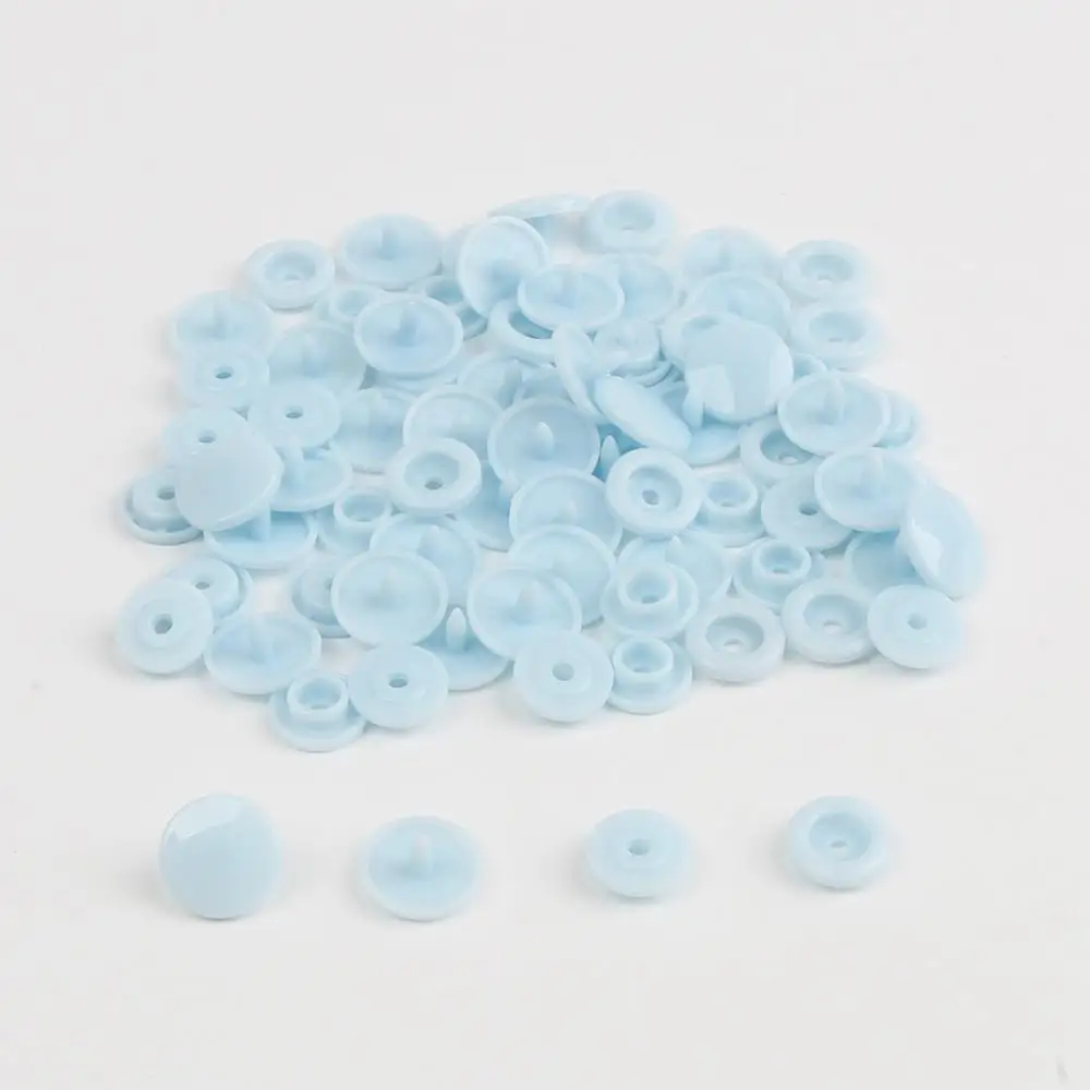 Light Blue 20 комплектов KAM T5 12 мм круглые пластиковые застежки кнопки застежки пододеяльник лист кнопка аксессуары для одежды для детской одежды Зажимы - Цвет: Light Blue