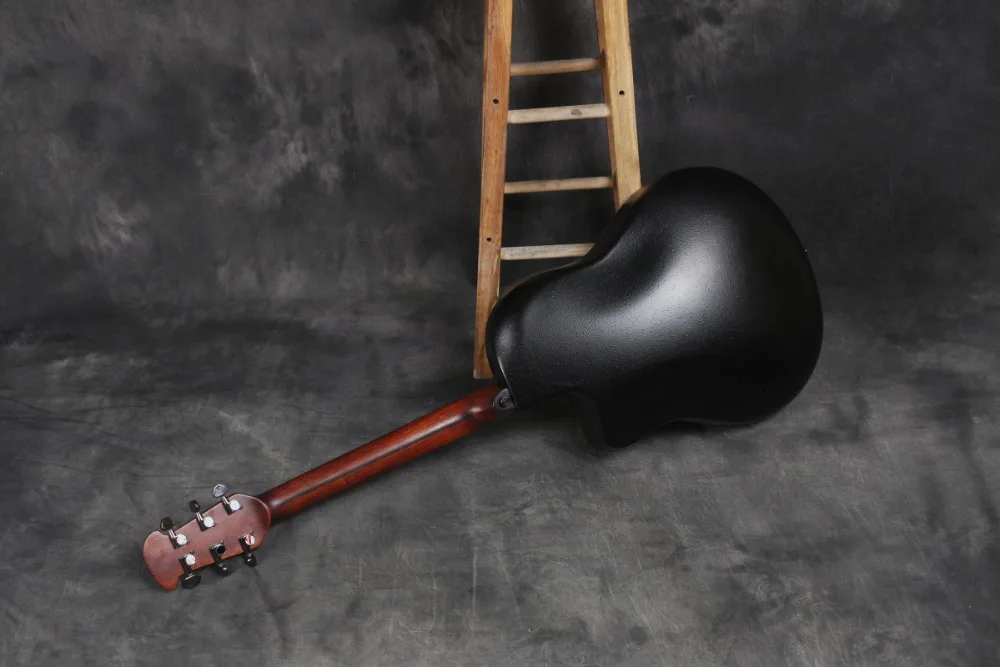 Высокое качество с круглыми спинками Овация акустико электрогитары карбидный