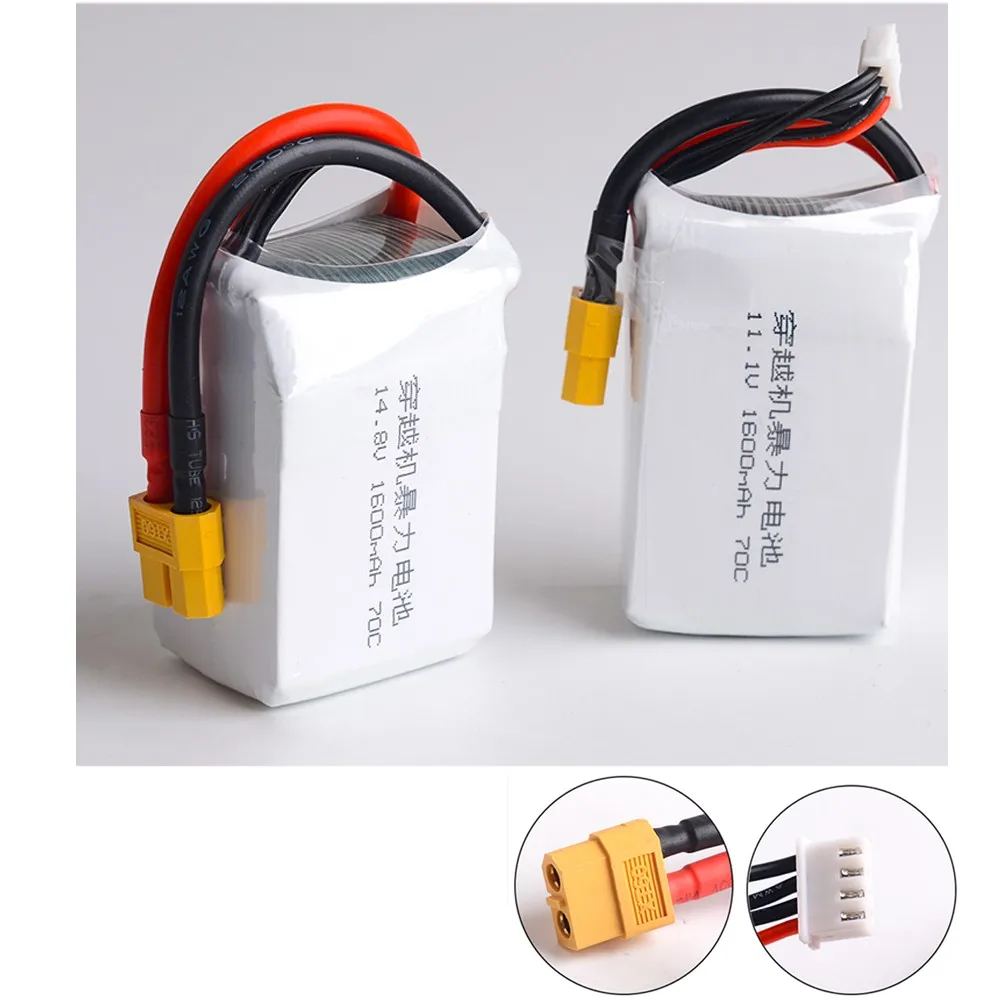 1 шт. Lipo Батарея 11 v/14 8 V 1600 мА/ч 70C LiPo 3S 4S для RC вертолет автомобиль Лодка