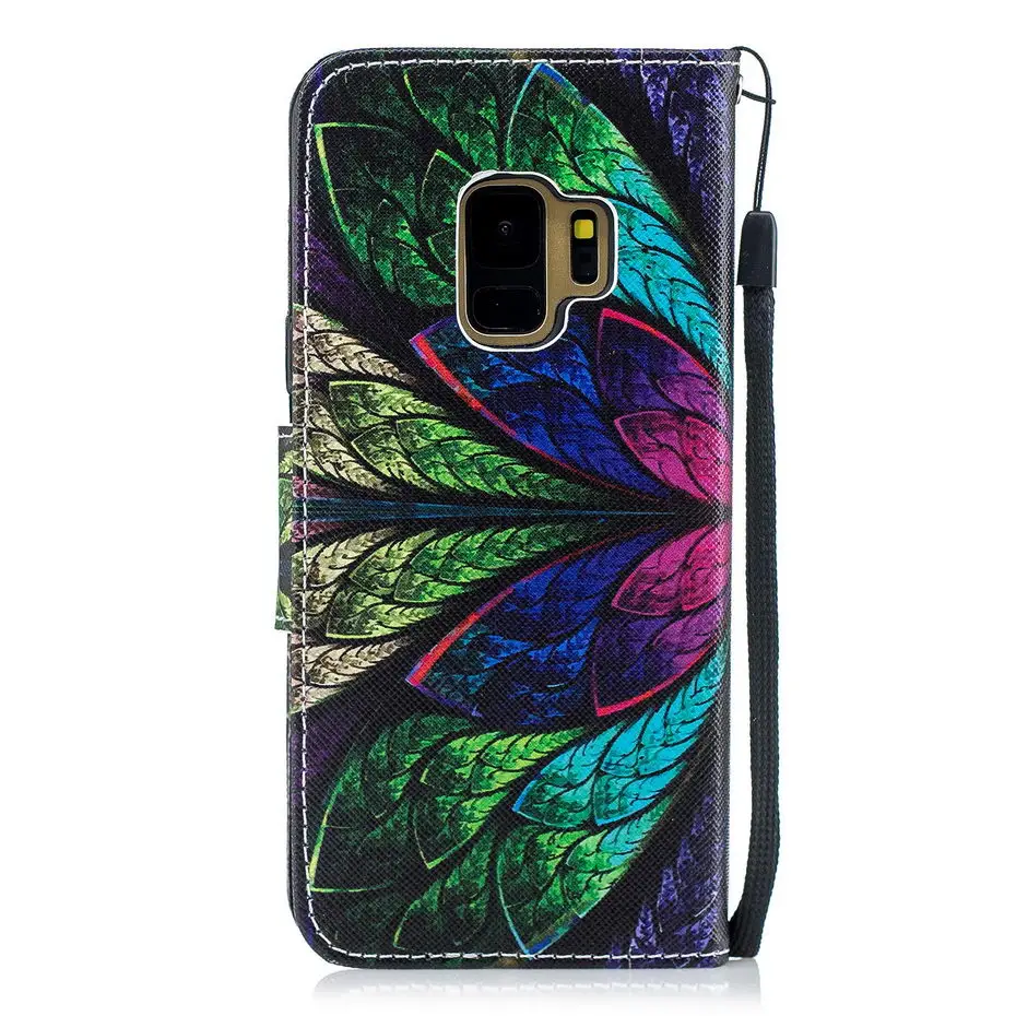 Кожаный чехол-книжка чехол для samsung Galaxy S10 S10e S6 S7 S9 S8 плюс край A3 A5 A7 A8 J3 J5 J7 Note9 бумажник чехол для телефона