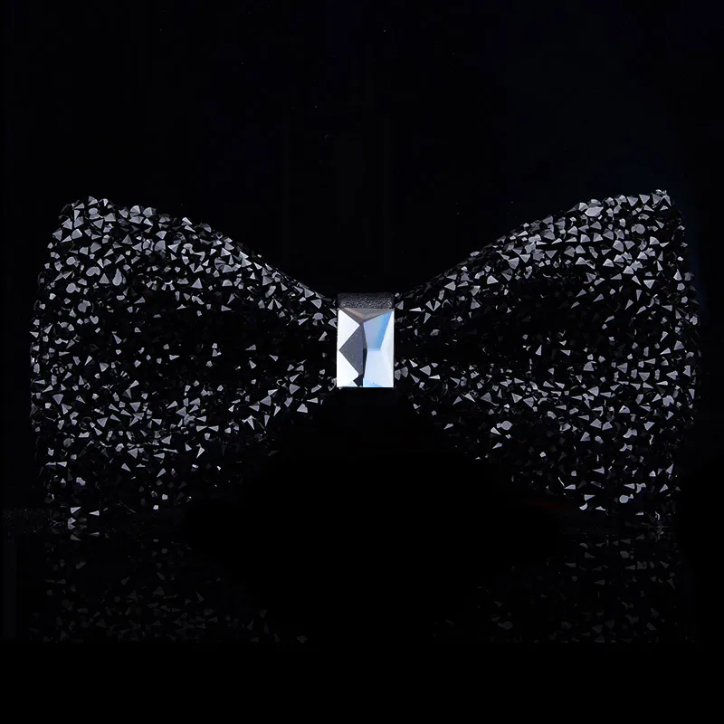 Новая обувь с бантом Кристалл Bling бабочка узел для Мужчины Свадебный банкет
