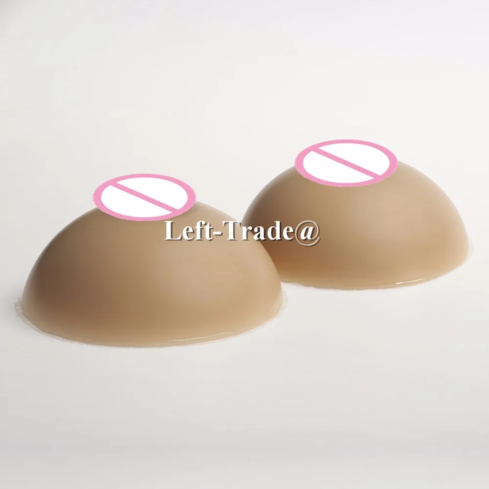Suntan Skin Tone small A cup realistic silicone breast form boobs for shemale man crossdressing |