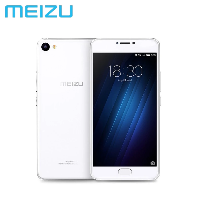 Оригинал Meizu U10 3 ГБ 32 мобильного телефона глобальной прошивки MTK MT6750