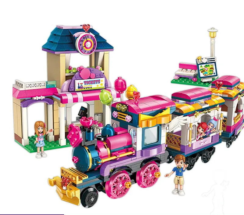 Модель конструктора поезда модель конструкторы совместимые с LEGO игрушки | Наборы для сборки моделей -32961384611