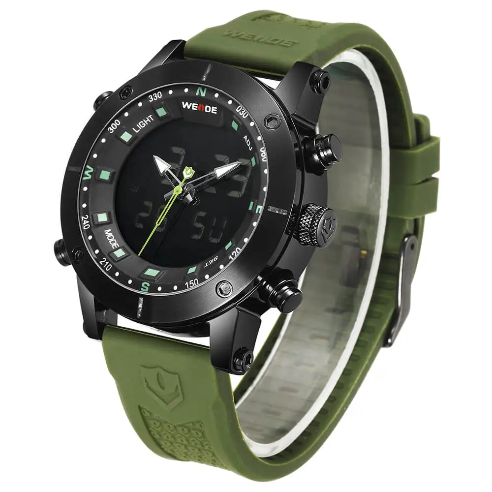WEIDE роскошный оригинальный для ЖК дисплея цифровые спортивные фитнес часы