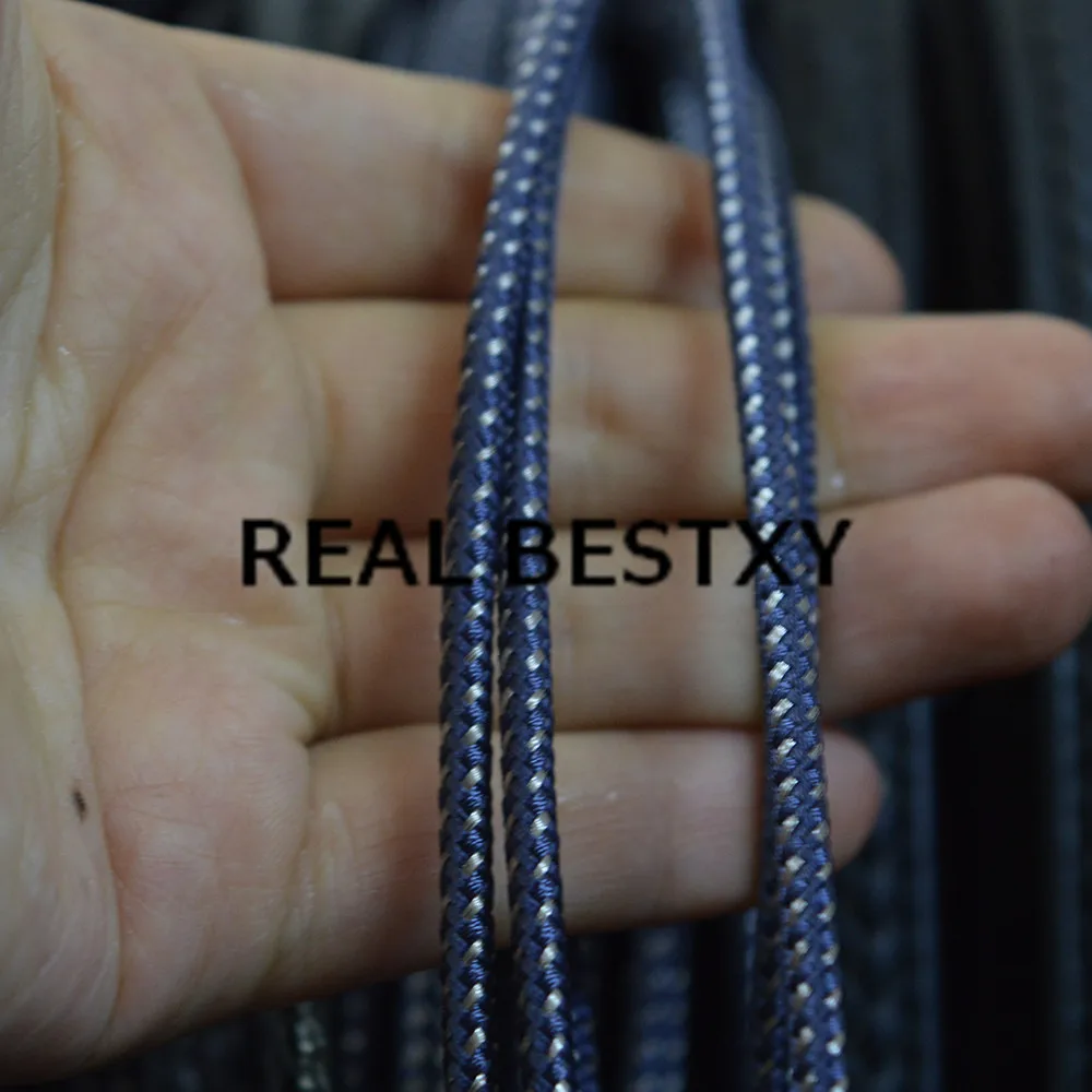 Реальный BESTXY 5 м/лот 3 1 мм синяя стальная проволока/нейлоновая веревка плетеные