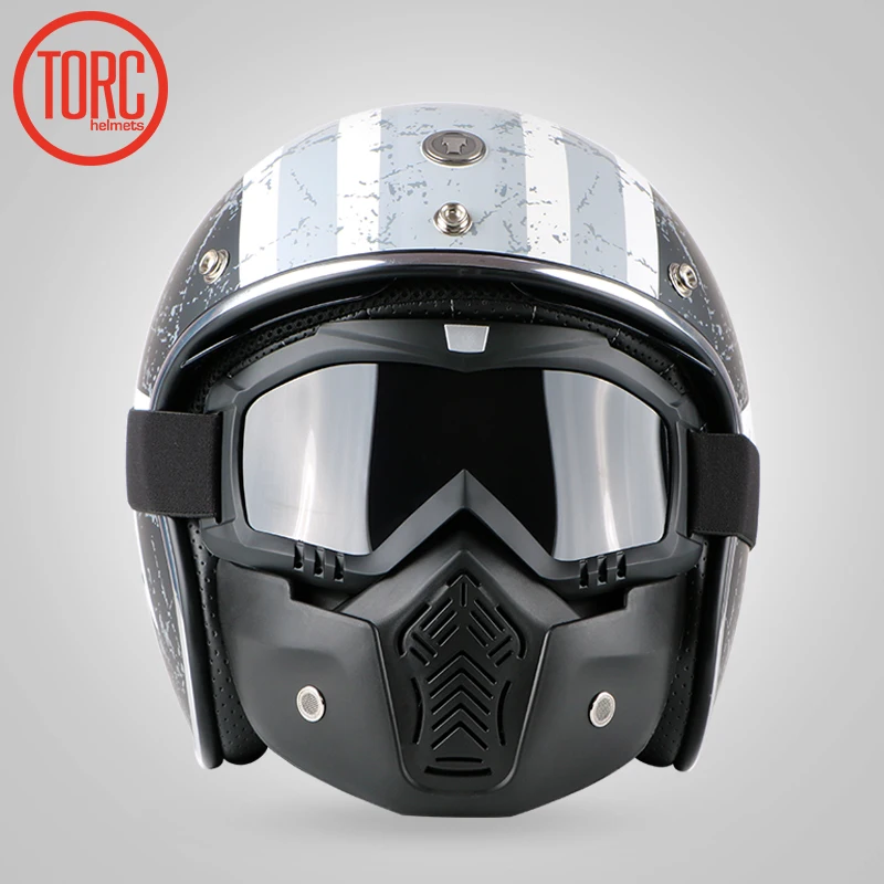 Винтажный мотошлем T57 moto rcycle 3/4 с открытым лицом шлем Cool skull casco cicleta Capacete